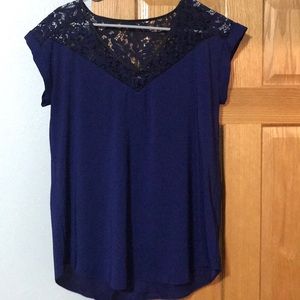 Express size medium lace detail shirt.